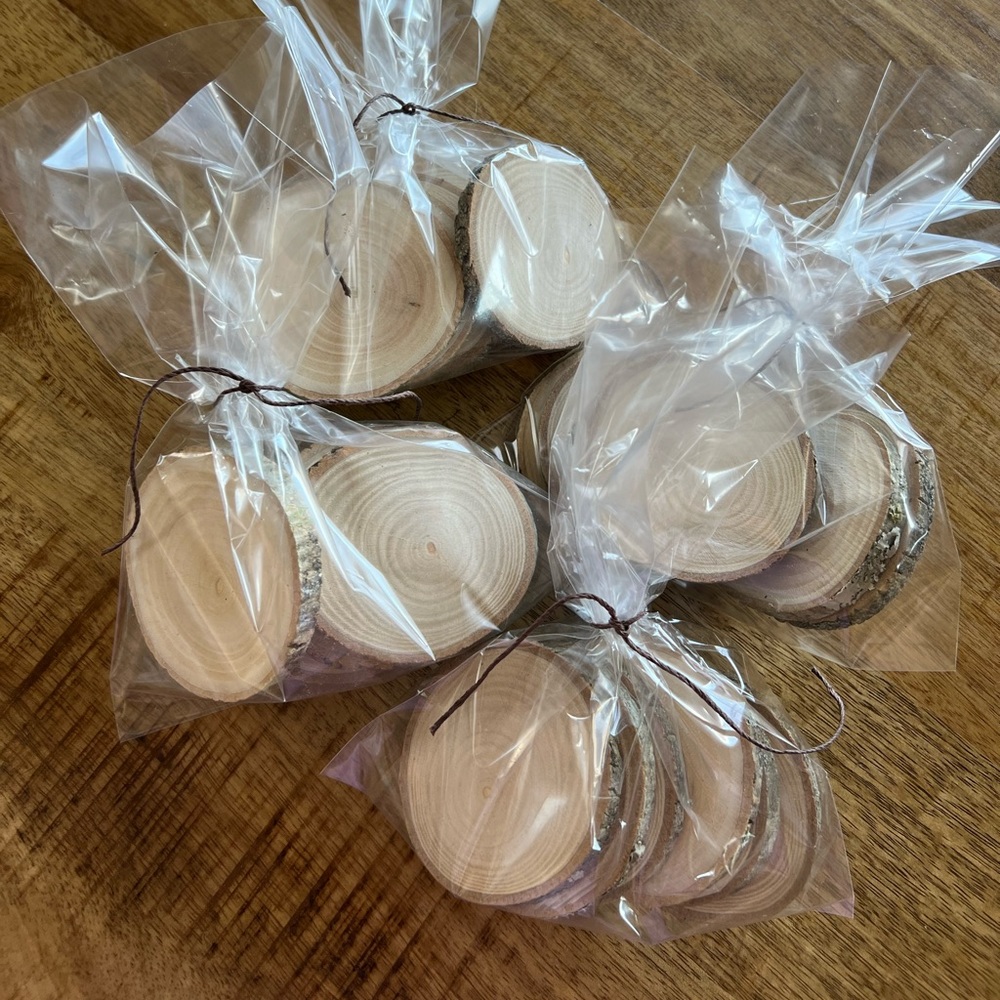 Homemade, Rustic Wood Slices